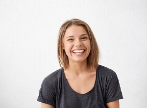 woman with pretty smile