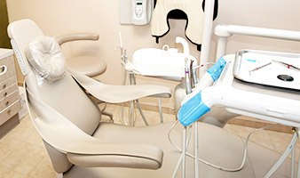 Dental exam chair