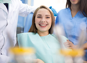 happy dental patient