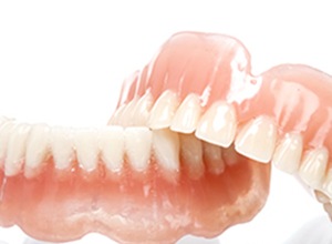 dentures in solution