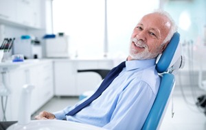satisfied dental implant patient