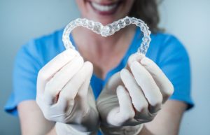 Aligners for Invisalign in Enfield in heart shape